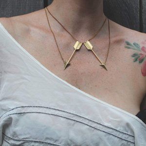 Erica Weiner Arrow Collar Necklace